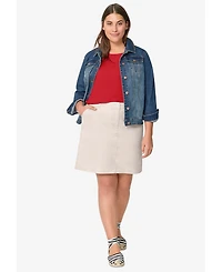 ellos Women's Stretch Chino Skort