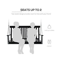 Slickblue 1 Pc Outdoor Patio Swing with Soft Cushions for Relaxation