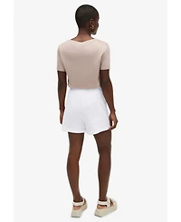 ellos Women's French Terry Drawstring Shorts