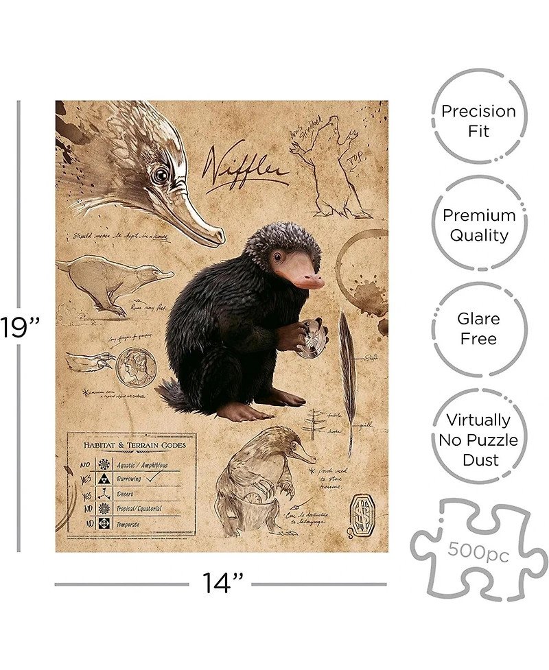 Nmr Distribution Fantastic Beasts Niffler 500 Pice Jigsaw Puzzle