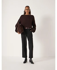 Hush Women's Whitney Whipstitch Knitted Sweater