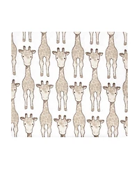 Hudson Baby Cotton Flannel Receiving Blankets 4-Pack, Giraffe
