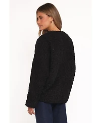 Petal and Pup Women's Kimmy Bow Oversized Cardigan