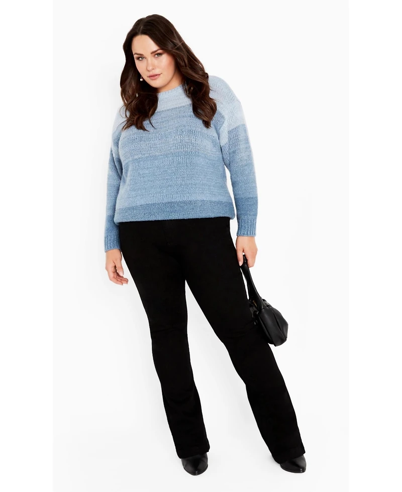 Avenue Women's Reese Ribbed Knit Sweater