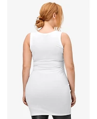 ellos Plus Long Sleeveless Tank