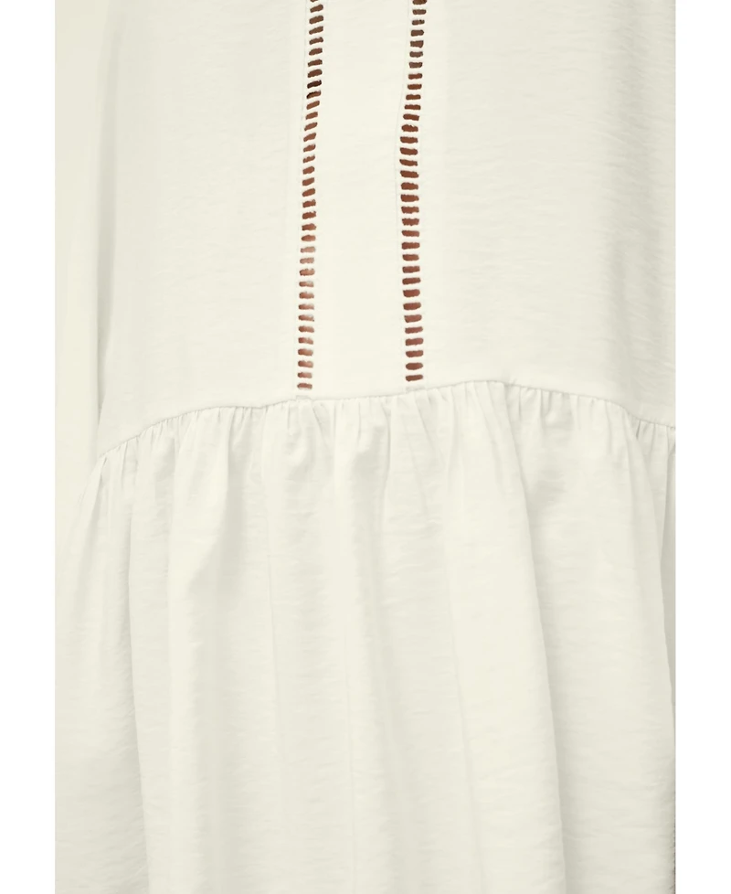 ellos Women's V-Neck Peplum Tunic