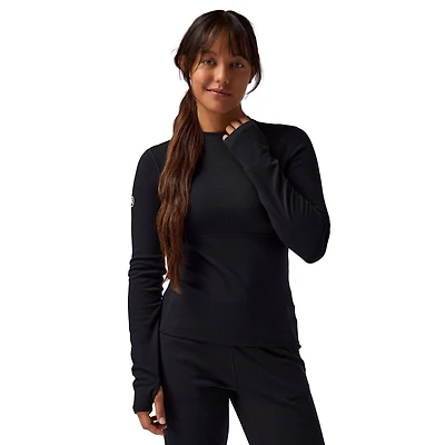 Backcountry Women's Cedars Rws Merino Mid-Wt Baselayer Crew Top Midweight Long Underwear Tops