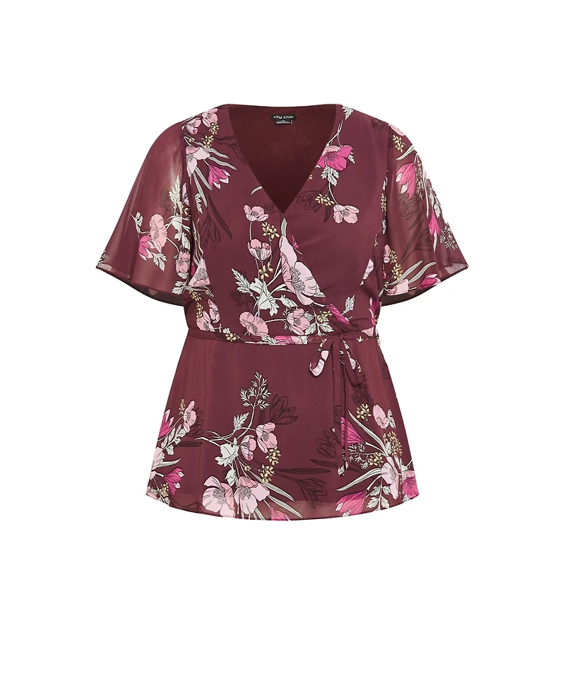 City Chic Women's Angelina Top