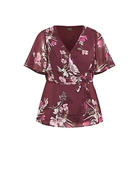 City Chic Women's Angelina Top