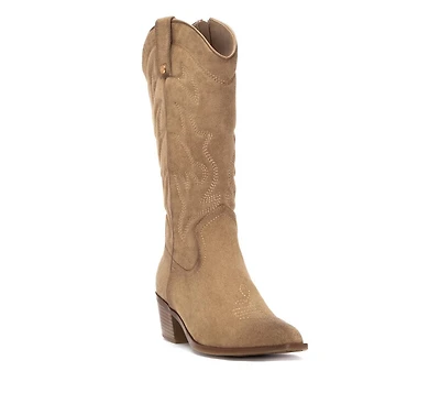 Xti Women's Suede Italian Western Boots