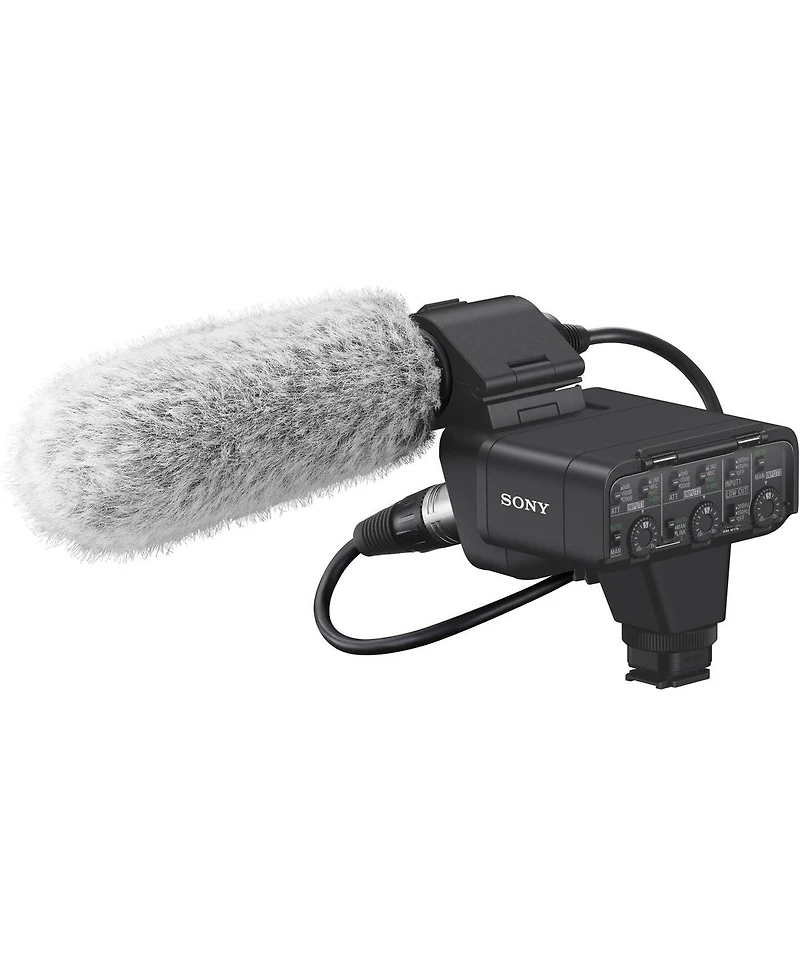 Sony Xlr-K3M Dual-Channel Xlr Adapter Kit with Super-Directional Shotgun Microphone