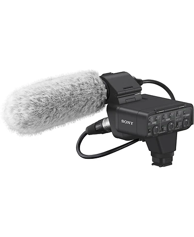 Sony Xlr-K3M Dual-Channel Xlr Adapter Kit with Super-Directional Shotgun Microphone