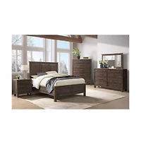 Intercon Nightstand, 3 Drawer in Driftwood and Sable