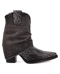 Dingo Women's Denim Dream Leather Bootie
