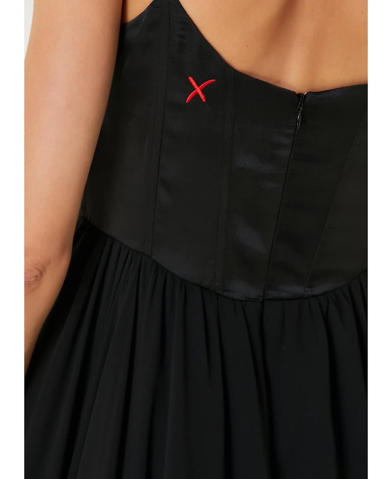 Pcfg Women's Nylon Swan Dress