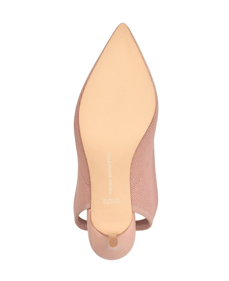 French Connection Ladies Viva Slingback Kitten Heel