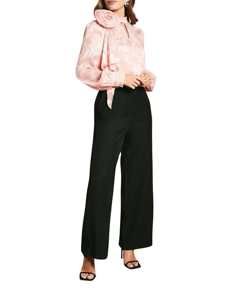 Coast Women's Satin Jacquard Corsage 2 1 Jumpsuit