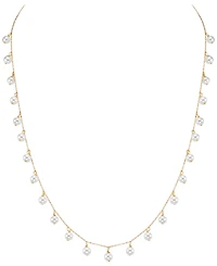 Macy's Cultured Freshwater Pearl Necklace (4-4.5mm) in 14K Yellow Gold
