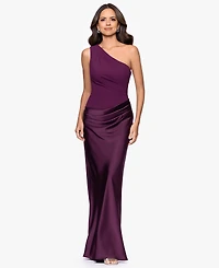 Betsy & Adam Women's One Shoulder Dress