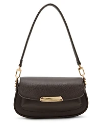 Anne Klein Sculpted Plaque East West Small Shoulder Bag