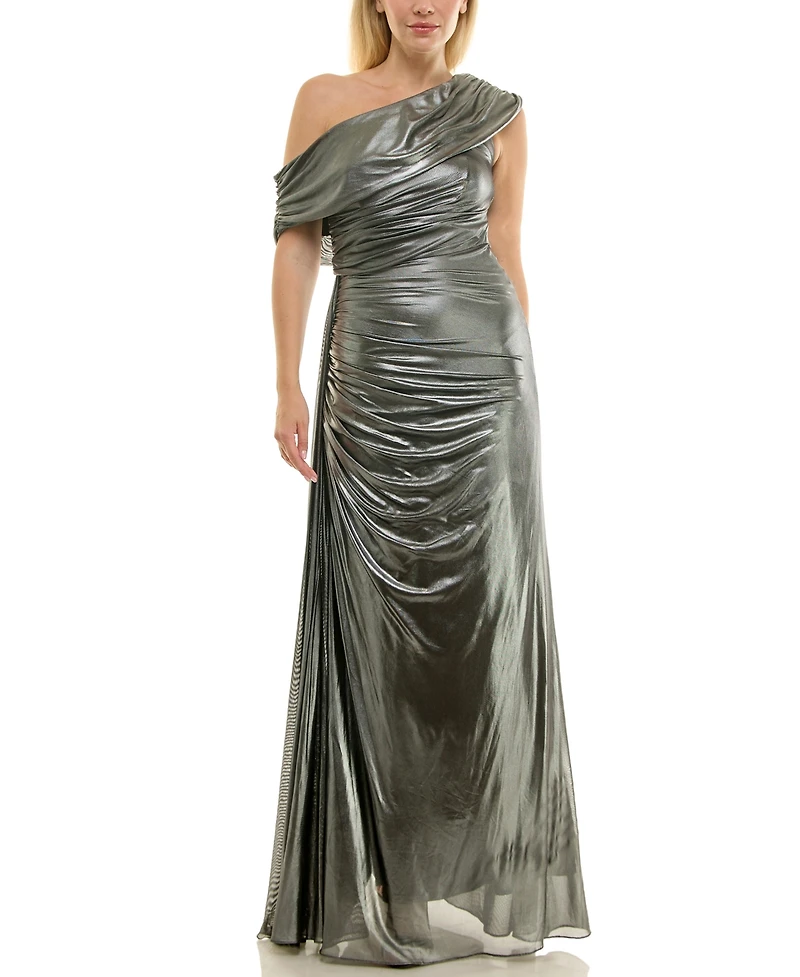 Taylor Women's Off-The-Shoulder Fit and Flare Dress