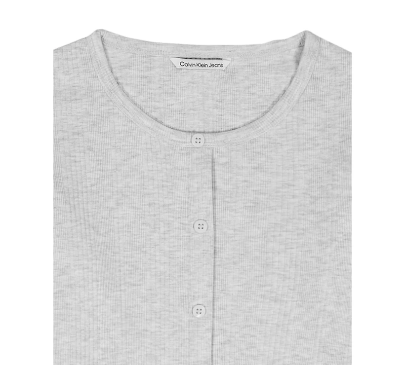 Calvin Klein Girls 7-16 Long-Sleeve Top