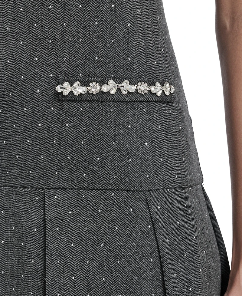 Eliza J Women's Drop Waist Short-Sleeve Dress