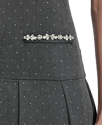 Eliza J Women's Drop Waist Short-Sleeve Dress