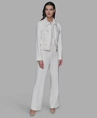 Karl Lagerfeld Paris Women's Collared Jacket