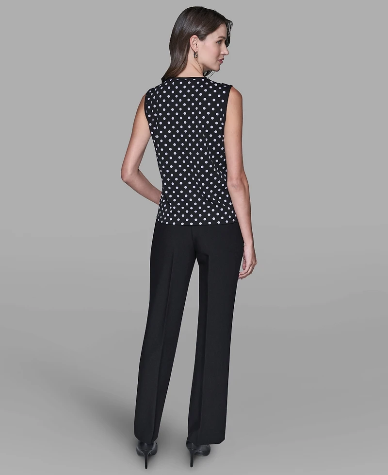 Karl Lagerfeld Paris Women's Sleeveless Top