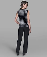 Karl Lagerfeld Paris Women's Sleeveless Top