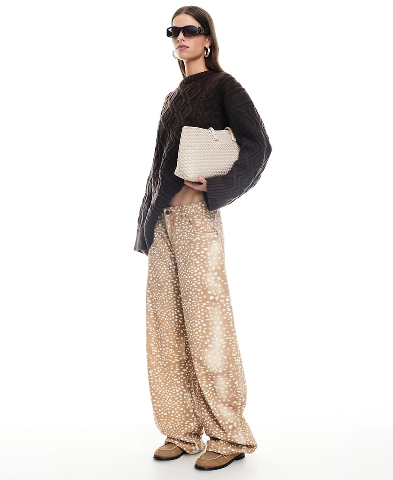 Lioness Women's Horseshoe Front Zip Jeans