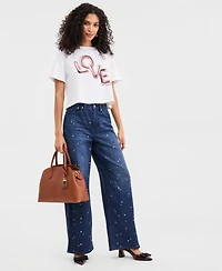 On 34th Women's Knit Short-Sleeve Love Graphic T-Shirt, Macy's Exclusive