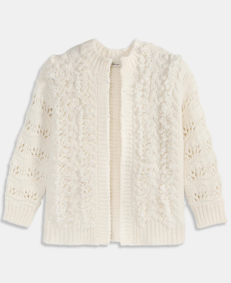 On 34th Women's Chunky Loop Cardigan Sweater, Macy's Exclusive