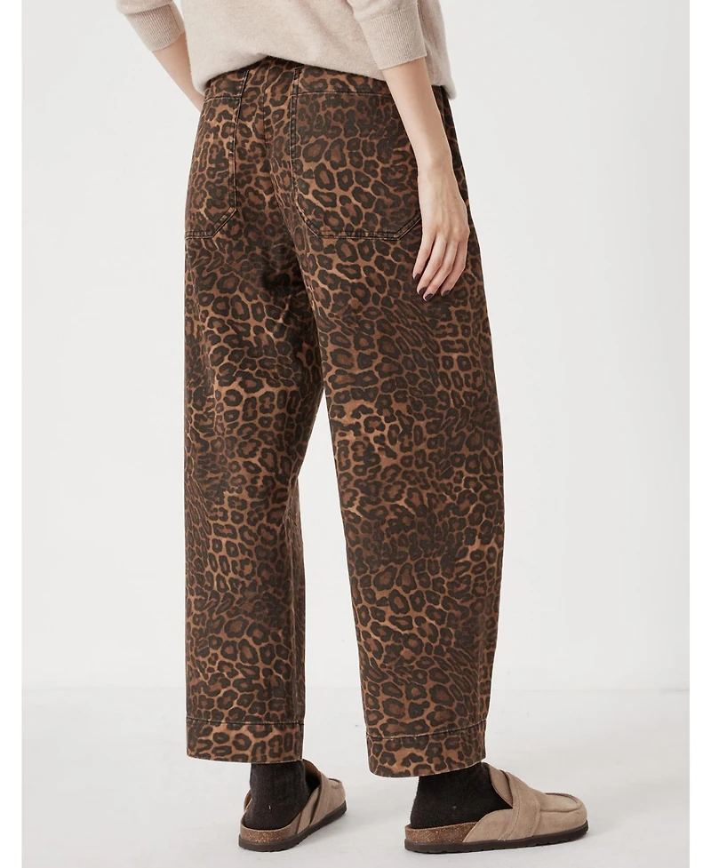 Hush Women's Jack Barrel Leg Pull On Cotton Pants