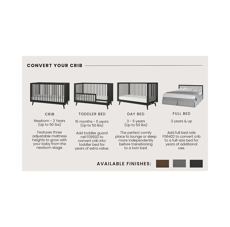Child Craft Cranbrook 4-in-1 Convertible Crib