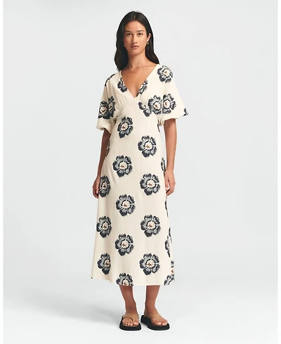 St Mrlo Women's St Marlo Palm Midi Dress