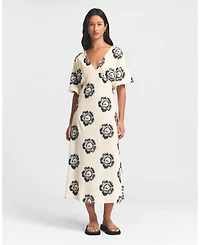 St Mrlo Women's St Marlo Palm Midi Dress