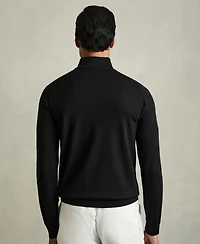 Reiss Men's Merino Wool Half-Zip Funnel Neck Sweater