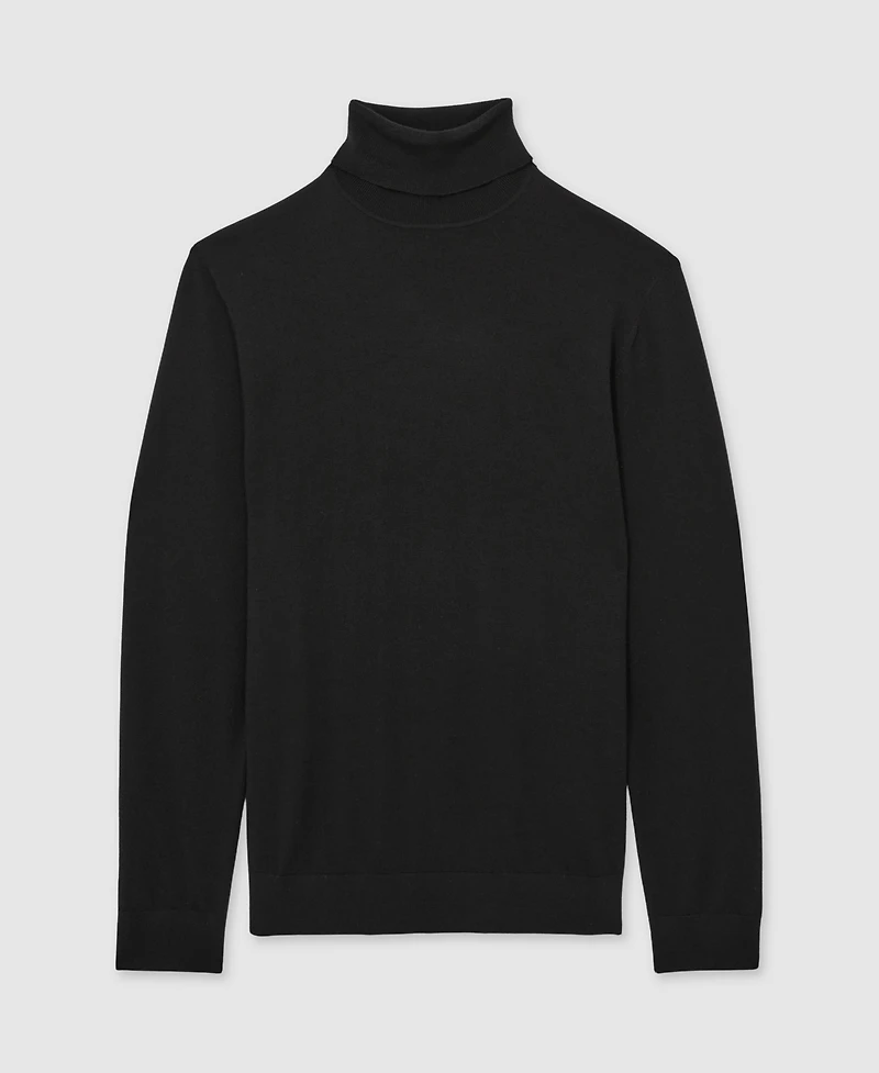 Reiss Men's Slim Fit Merino Wool Roll Neck Sweater