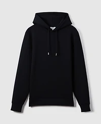 Reiss Men's Interlock Jersey Drawstring Hoodie