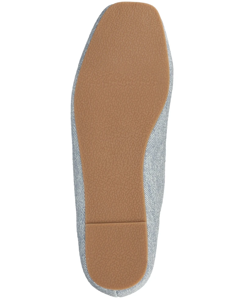 Journee Collection Womens Carrie Medium and Wide Width Buckle Square Toe Mary Jane Dress Flats