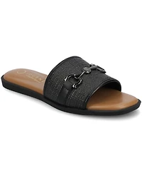 Journee Collection Women's Priya Open Toe Slip On Heels