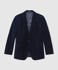 Reiss Men's Single-Breasted Velvet Slim-Fit Blazer