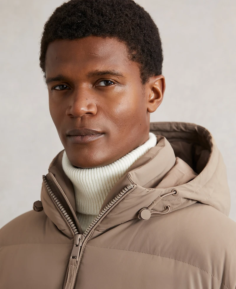 Reiss Men's Quilted Zip-Through Puffer Jacket