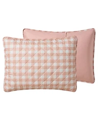 Vcny Home Gingham Microfiber 2-Pc. Quilt Set, Twin