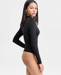 Bar Iii Women's Cutout Long-Sleeve Bodysuit, Macy's Exclusive