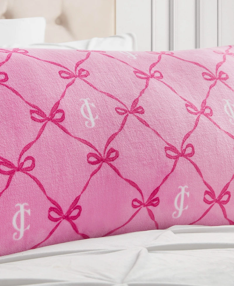 Juicy Couture Plush Body Pillow, 18" x 36"
