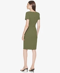 Calvin Klein Women's Crewneck Short-Sleeve Dress