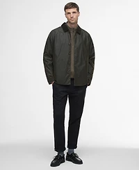 Barbour Men's Short Lorden Wax Mac Collar Jacket